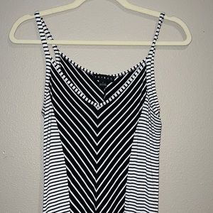 Tribal Black and White Maxi Dress